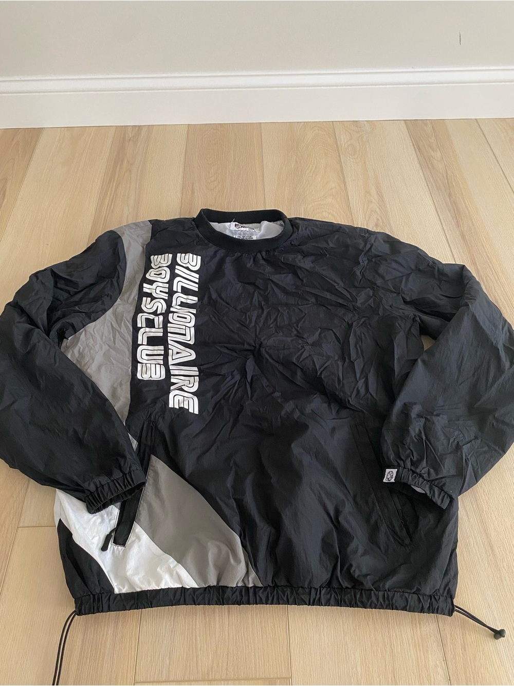 Billionaire Boys Club Jacket Windbreaker Size XL Black White Pockets